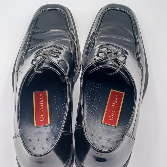 Cole Haan Waterproof Oxford Mens‎ 9.5 Black Good Square Toe Leather C02898 main image 6